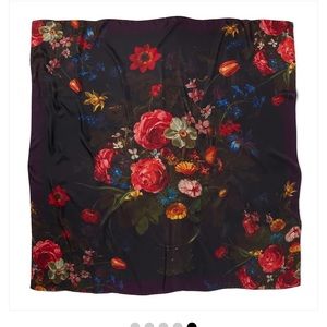 Bouquet of Flowers Oversize Scarf